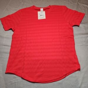 DSG Women's XXS Movement Seamless Tee Lightning Red Short‎ Sleeve